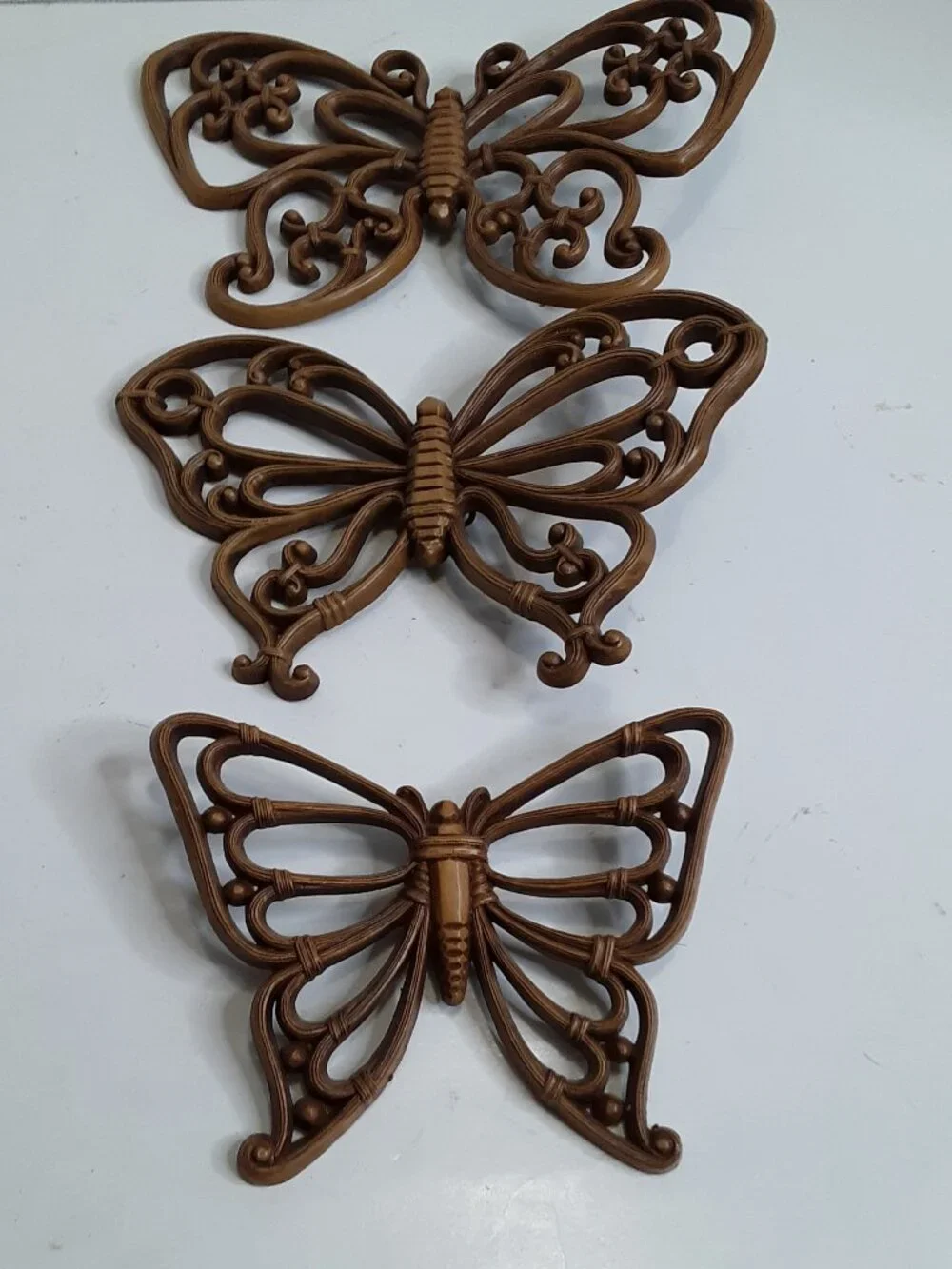 Vintage HOMCO Butterfly Wall Hangings Mid Century Modern Art Decor
